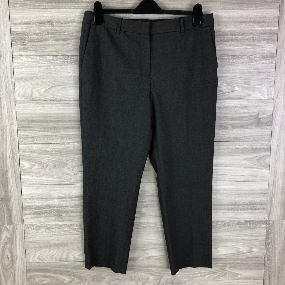 Nordstrom Signature Wool Blend Dress Pant in Charcoal Grey Reg & Plus Si… - Picture 1 of 5